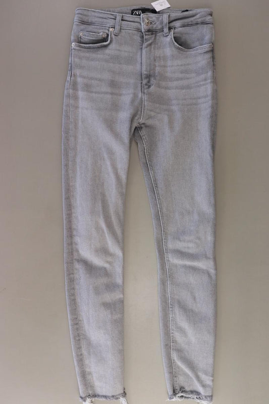 Zara Skinny Jeans Gr. 36 grau aus Baumwolle