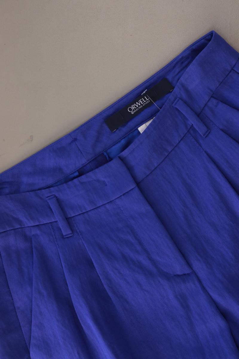 Orwell Stoffhose Gr. 36 blau aus Viskose