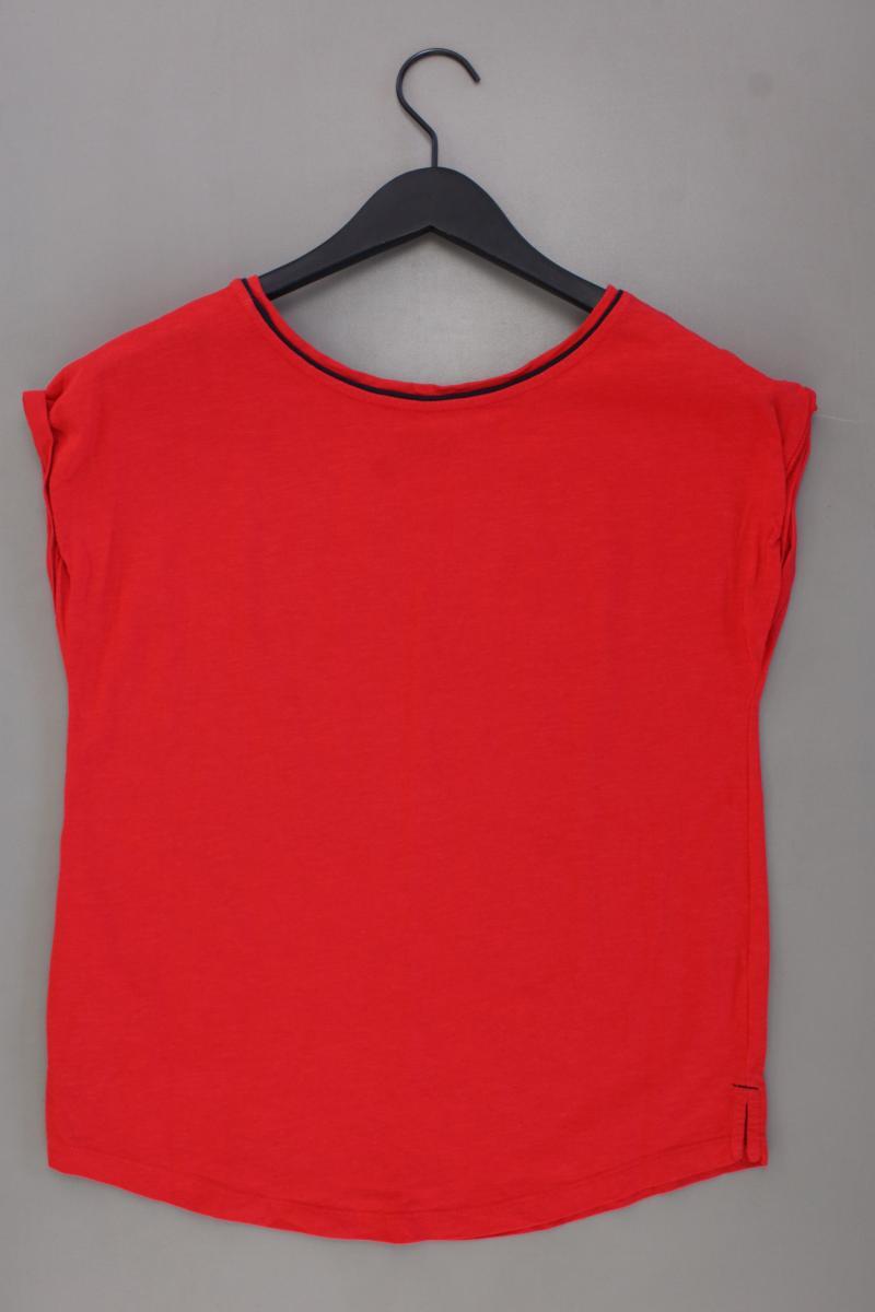Esprit T-Shirt Gr. S neuwertig Kurzarm rot aus Baumwolle
