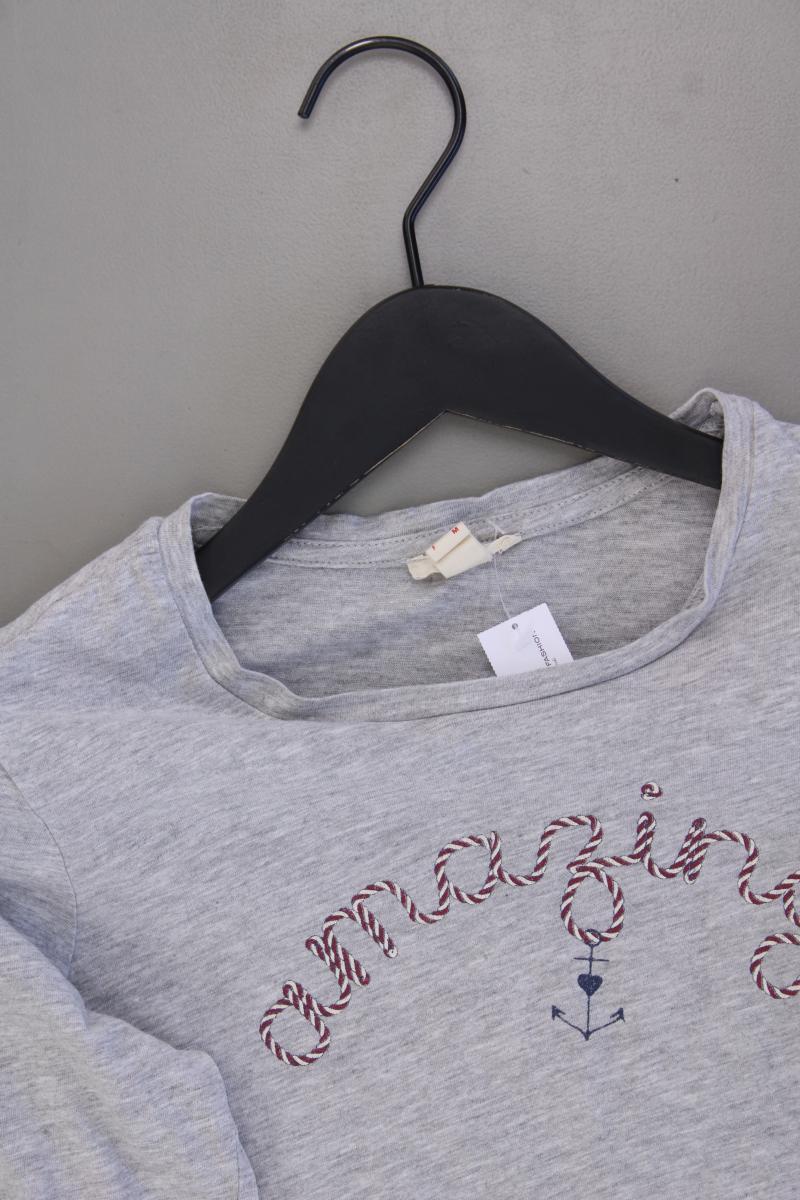 Esprit Longsleeve-Shirt Gr. S Langarm grau aus Baumwolle