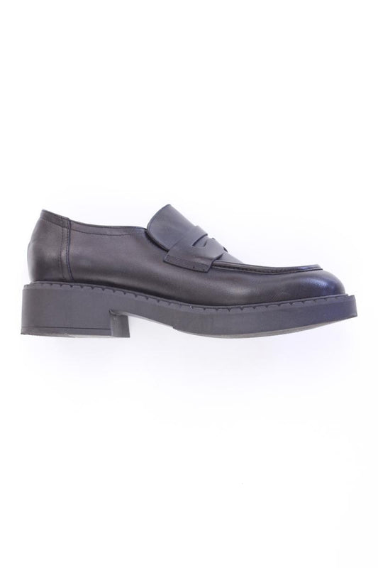 5TH AVENUE Loafers Gr. 40 schwarz aus Leder