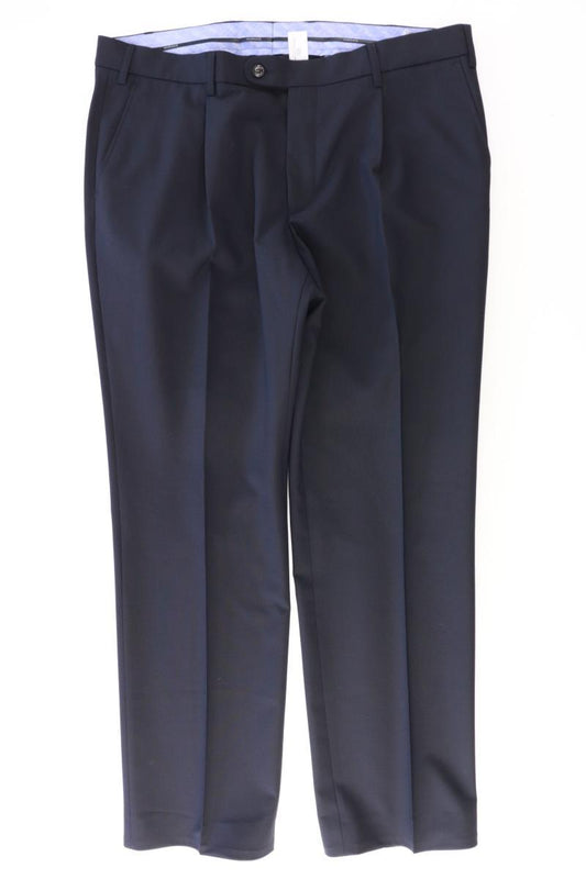 Walbusch Anzughose für Herren Gr. 56 blau aus Polyester