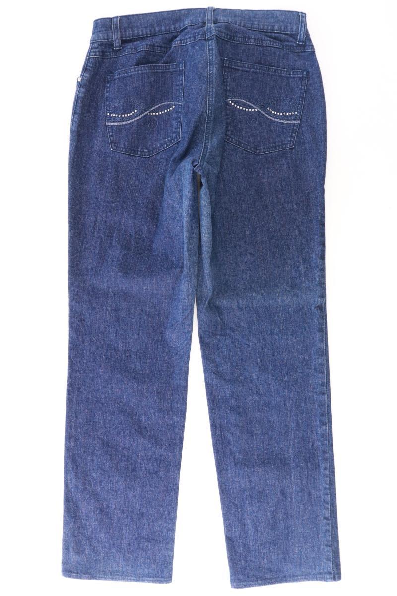 Helena Vera Straight Jeans Gr. Kurzgröße 19 blau aus Baumwolle