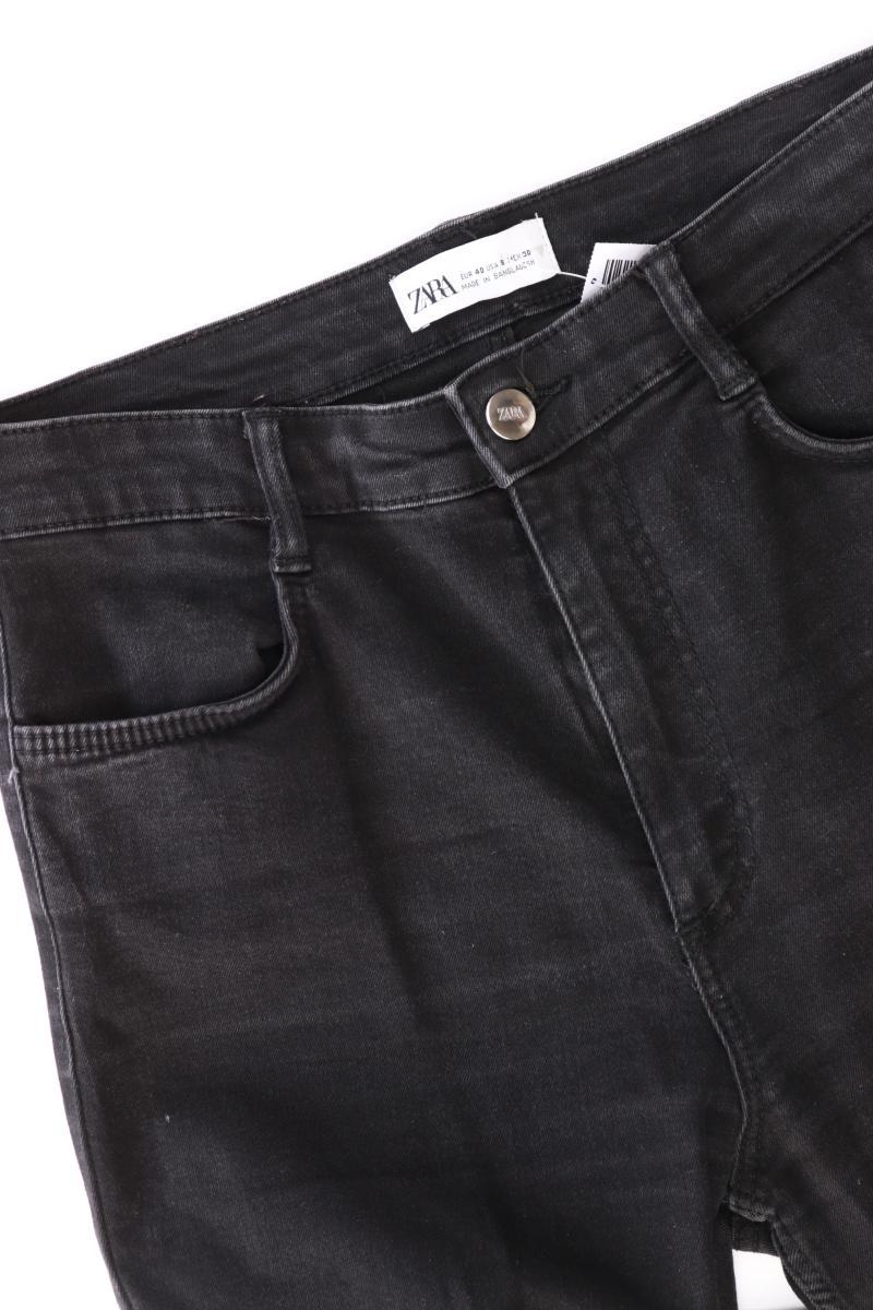 Zara Skinny Jeans Gr. 40 schwarz aus Baumwolle