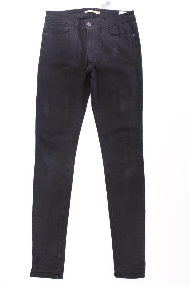 Levi's Skinny Jeans Gr. W27/L34 schwarz aus Baumwolle