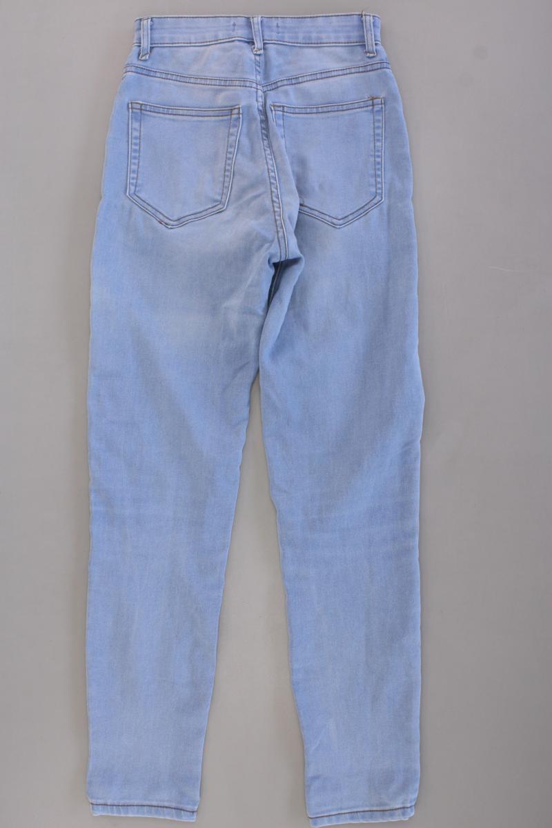 Pull&Bear Skinny Jeans Gr. 32 blau
