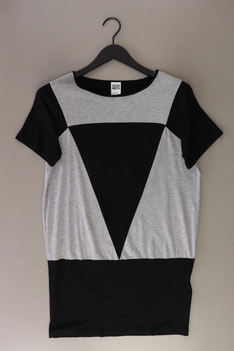 Vero Moda Strickshirt Gr. S Kurzarm grau aus Baumwolle