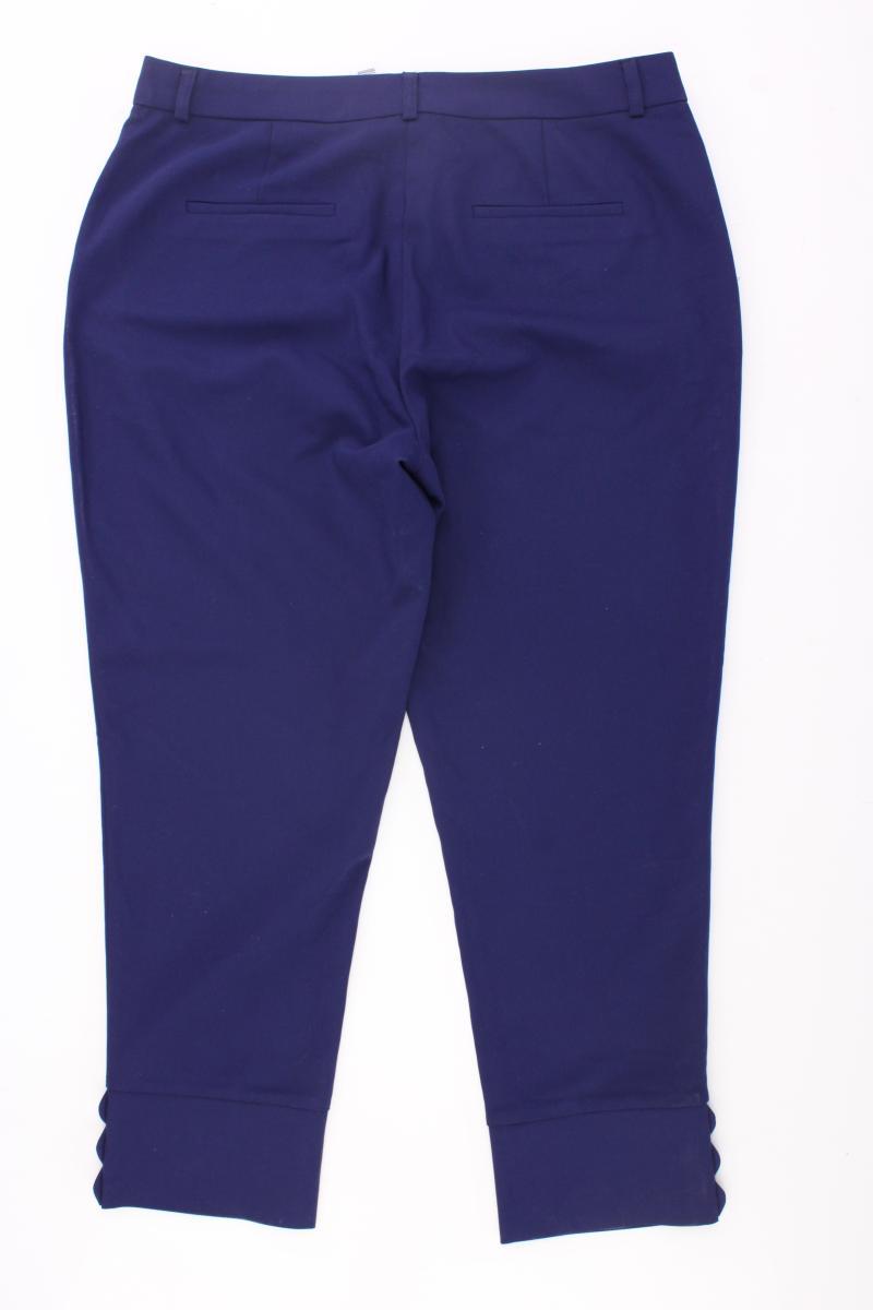 Création L. Stoffhose Gr. Kurzgröße 21 neuwertig blau aus Baumwolle