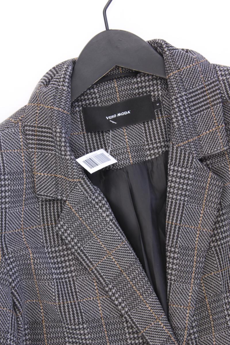 Vero Moda Übergangsmantel Gr. M hahnentritt grau aus Polyester
