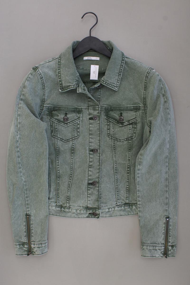 edc by Esprit Jeansjacke Gr. L neuwertig grün aus Baumwolle