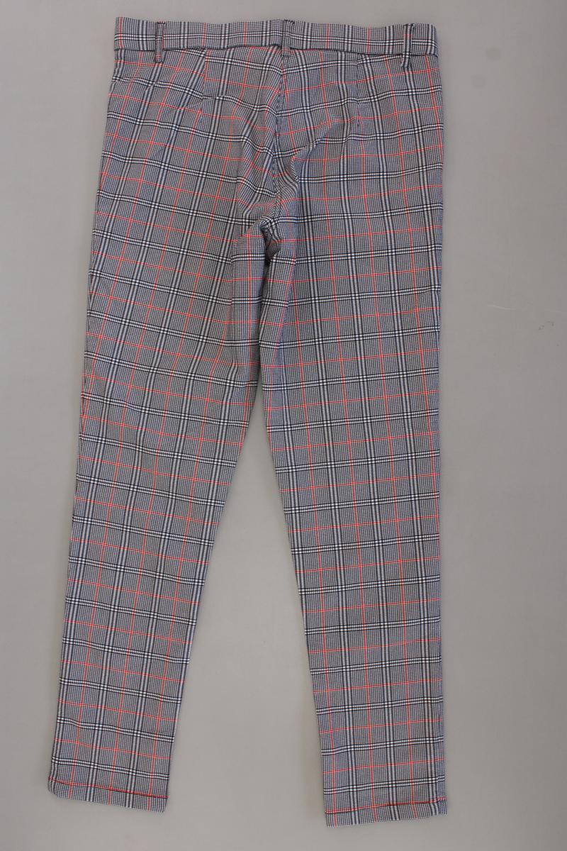 Nala Stoffhose Gr. 40 kariert grau aus Viskose