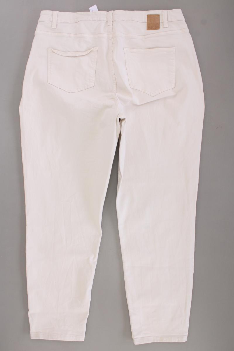 Pieces Straight Jeans Gr. 50 creme aus Baumwolle