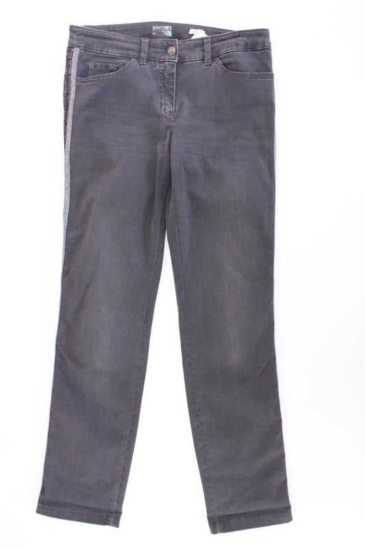 Gerry Weber Straight Jeans Gr. 40 grau aus Baumwolle