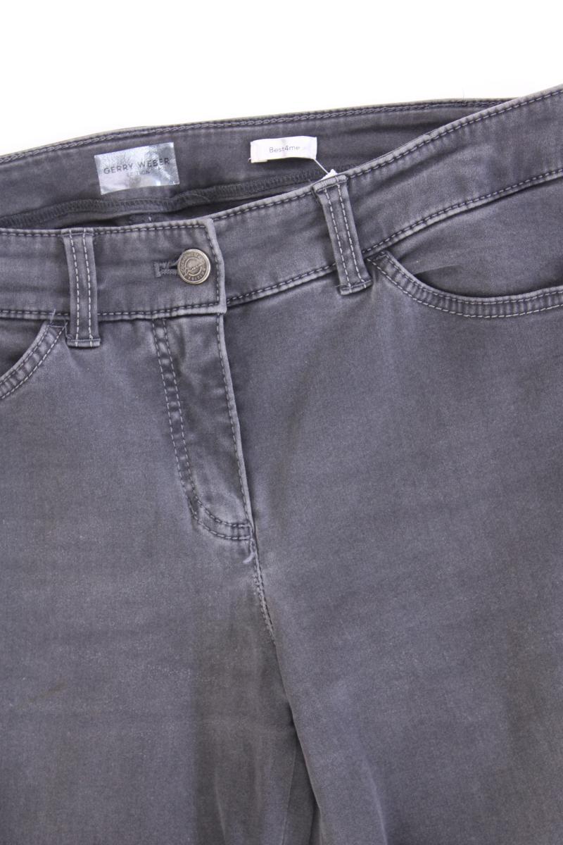 Gerry Weber Straight Jeans Gr. 40 grau aus Baumwolle