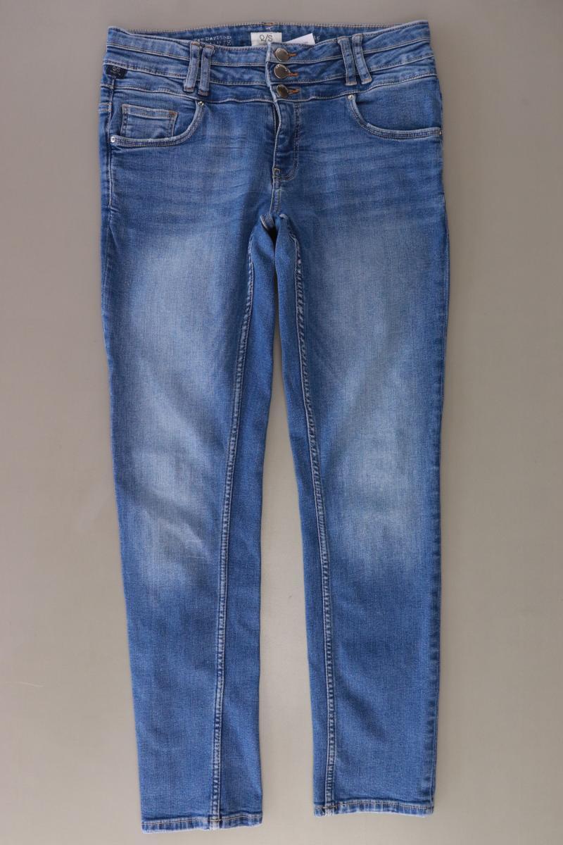 QS by s.Oliver Straight Jeans Gr. 36/L30 blau aus Baumwolle