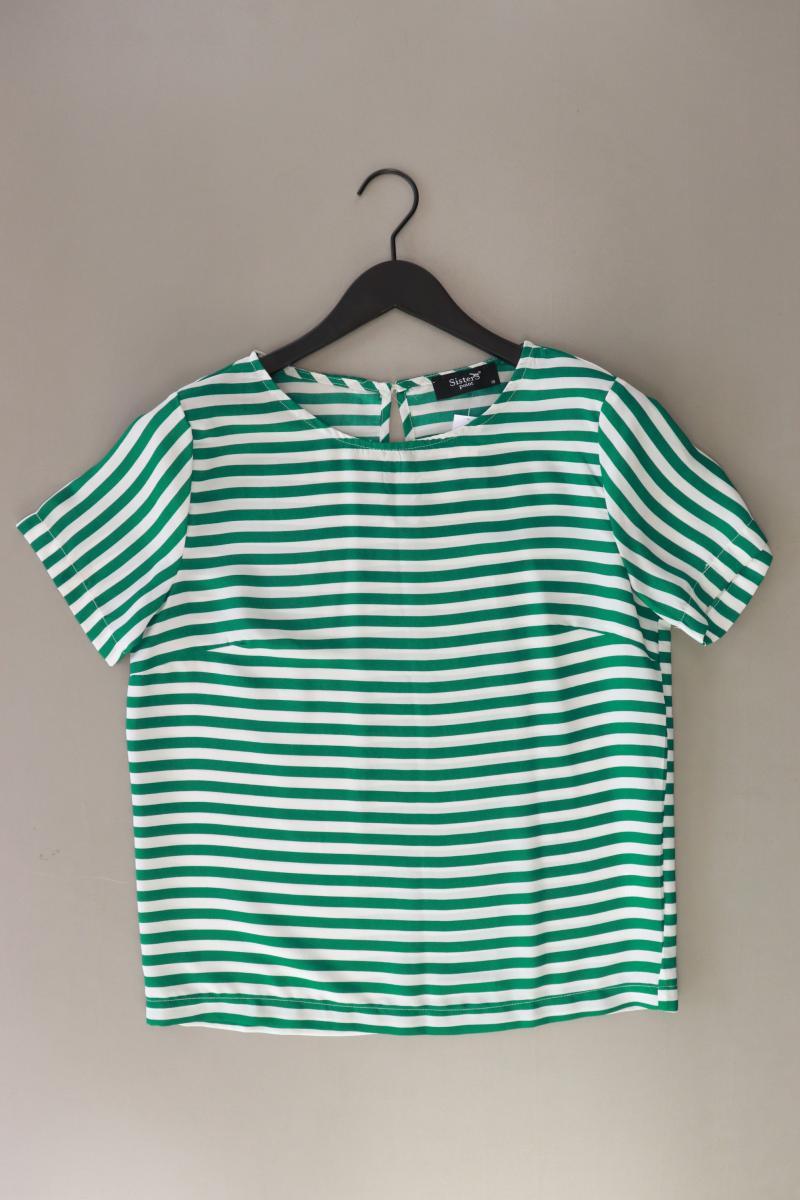 Sisters Point Kurzarmbluse Gr. XS gestreift grün aus Polyester