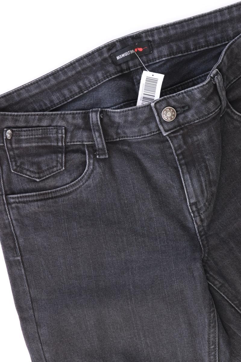 Rockgewitter Straight Jeans Gr. W29 schwarz aus Baumwolle