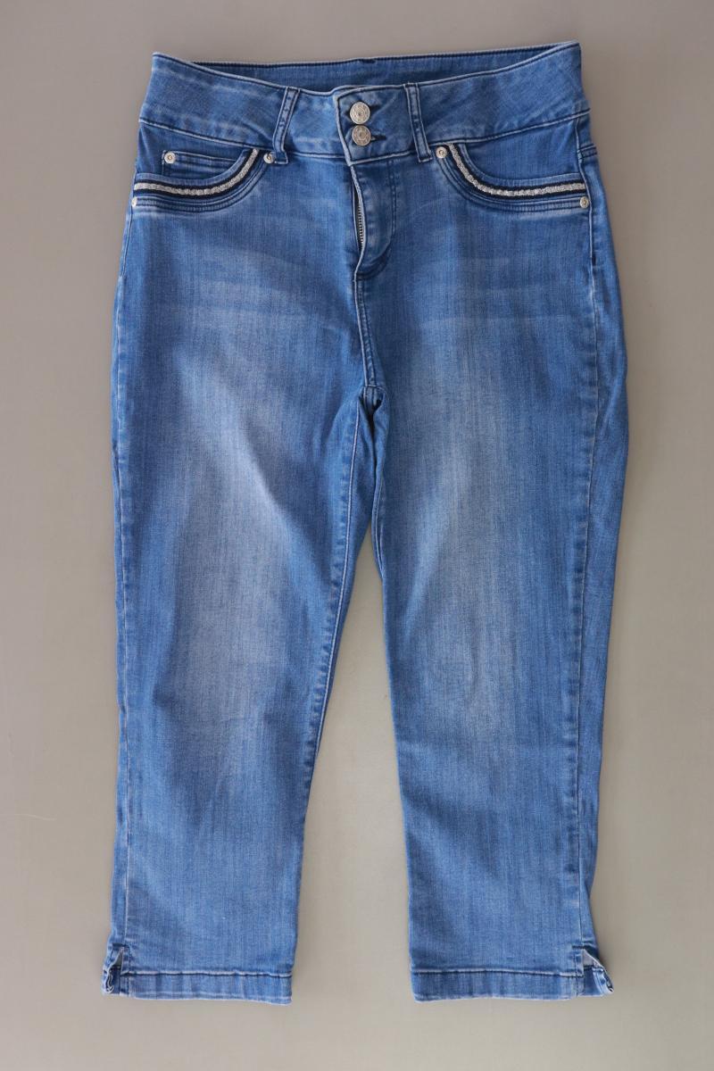 Lascana 7/8 Jeans Gr. 38 blau aus Baumwolle