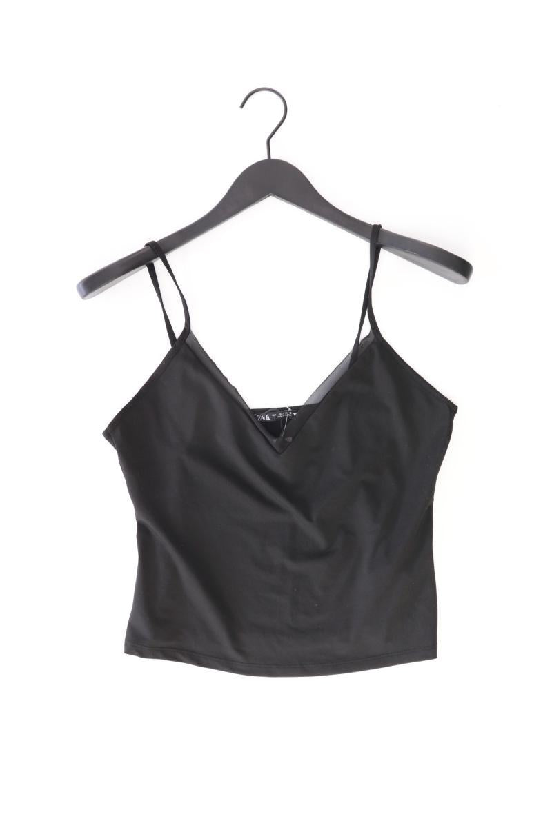 Zara Spaghetti-Top Gr. L schwarz aus Polyester