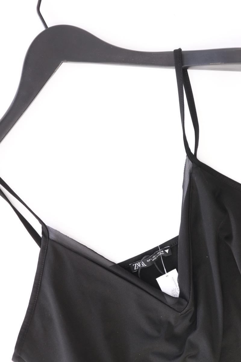 Zara Spaghetti-Top Gr. L schwarz aus Polyester