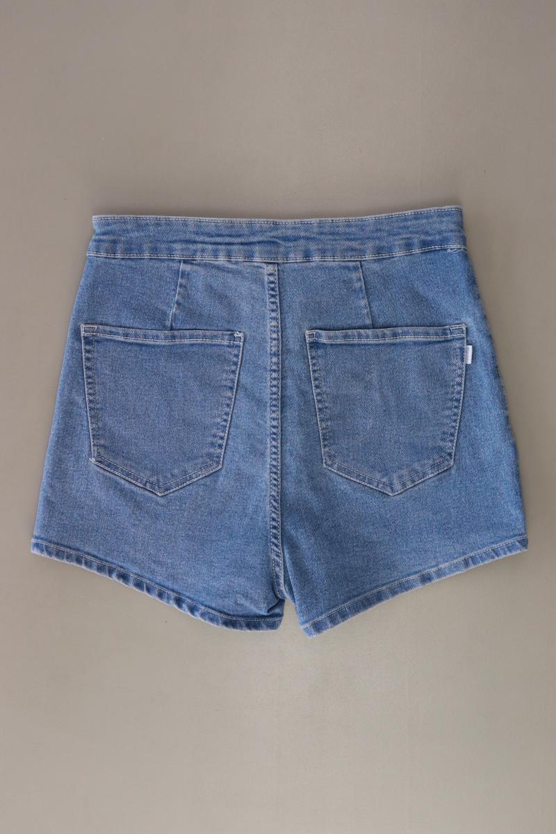 Bershka Jeansshorts Gr. 38 blau aus Baumwolle