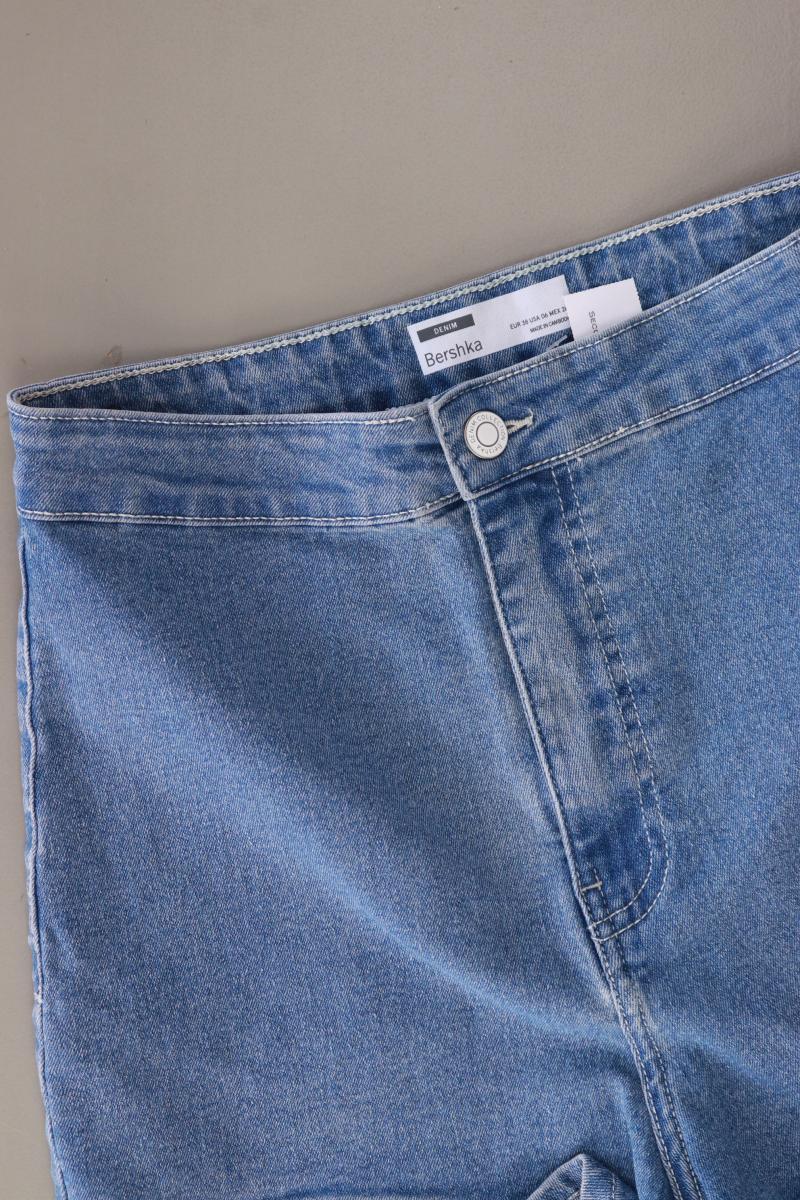 Bershka Jeansshorts Gr. 38 blau aus Baumwolle