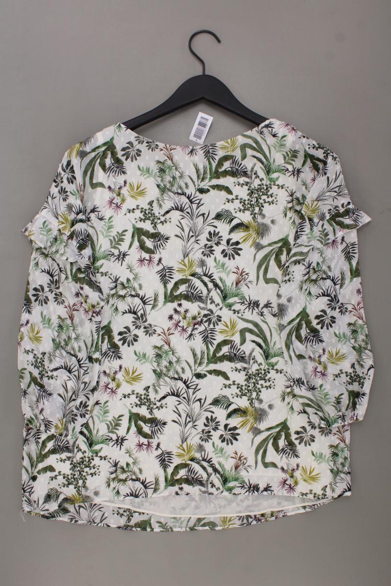 Esprit Oversize-Bluse Gr. 40 mit Blumenmuster 3/4 Ärmel mehrfarbig aus Polyester