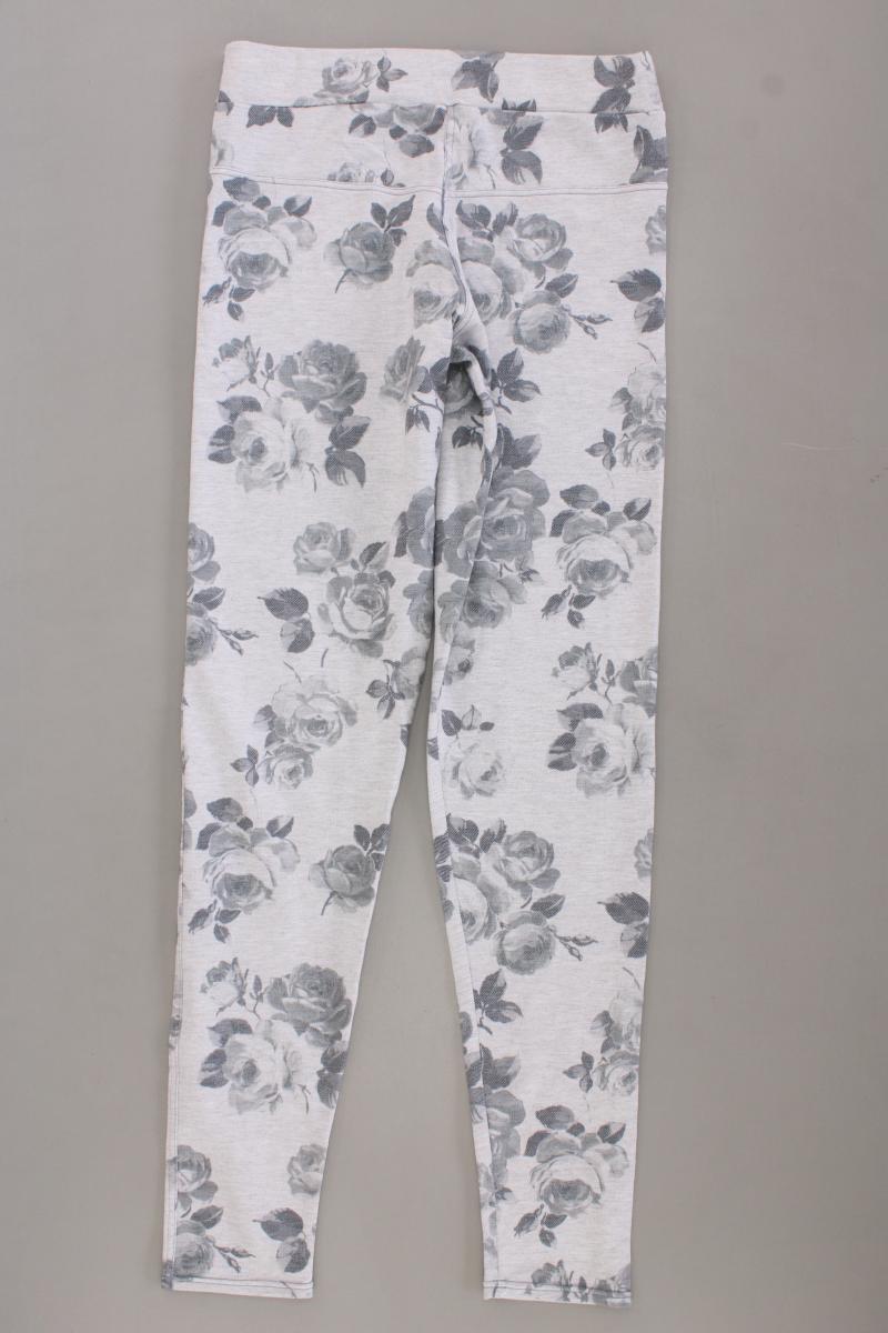 Calzedonia Leggings Gr. M mit Blumenmuster neuwertig grau