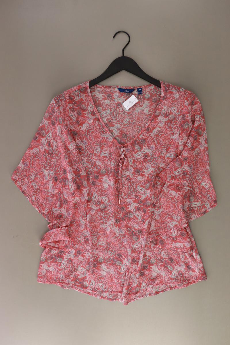 Tom Tailor Oversize-Bluse Gr. 38 mit Paisleymuster Weite Ärmel rosa