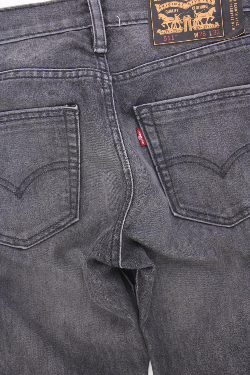 Levi's Skinny Jeans Gr. w28/L32 neuwertig grau aus Baumwolle
