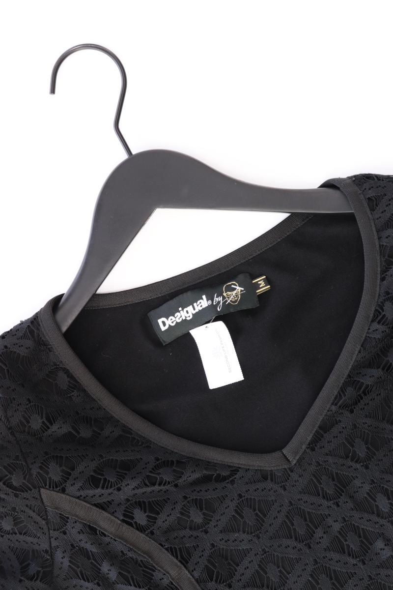 Desigual Spitzenkleid Gr. M 3/4 Ärmel schwarz aus Polyester