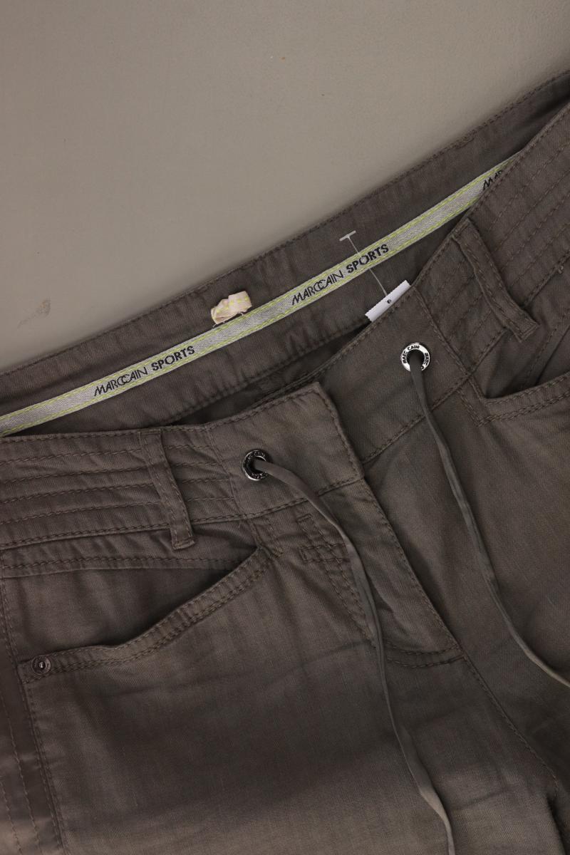 Marc Cain Stoffhose Gr. 38 grau aus Leinen