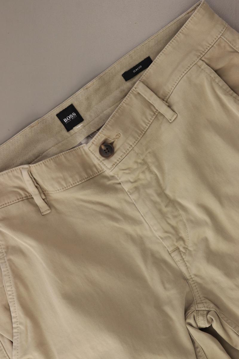 BOSS by Hugo Boss Hose für Herren Gr. W33/L32 creme aus Baumwolle