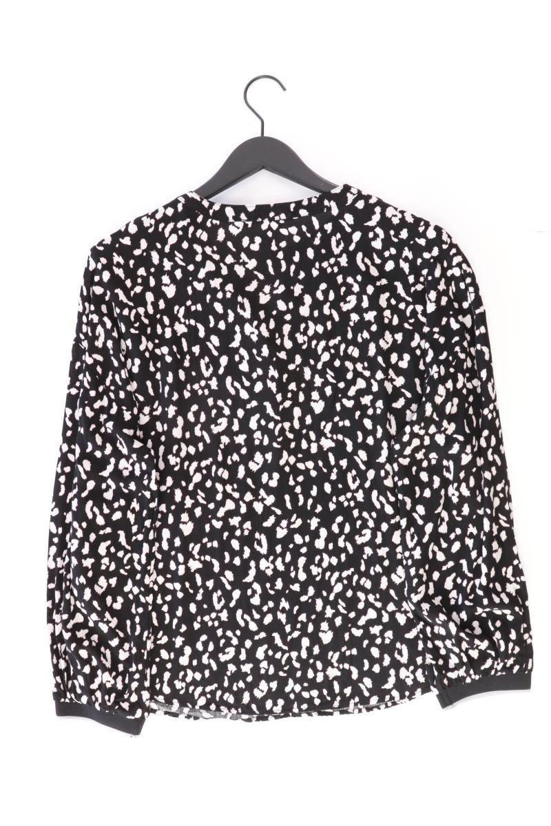 Betty & Co. Langarmbluse Gr. 42 mit Tierdruck schwarz aus Viskose