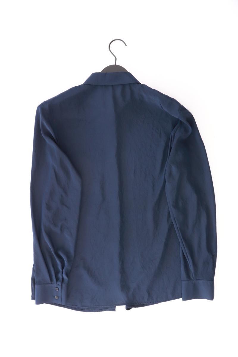 Hauber Langarmbluse Gr. 38 blau aus Polyester