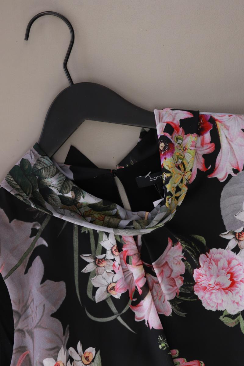 comma, Midikleid Gr. 42 Ärmellos schwarz aus Polyester