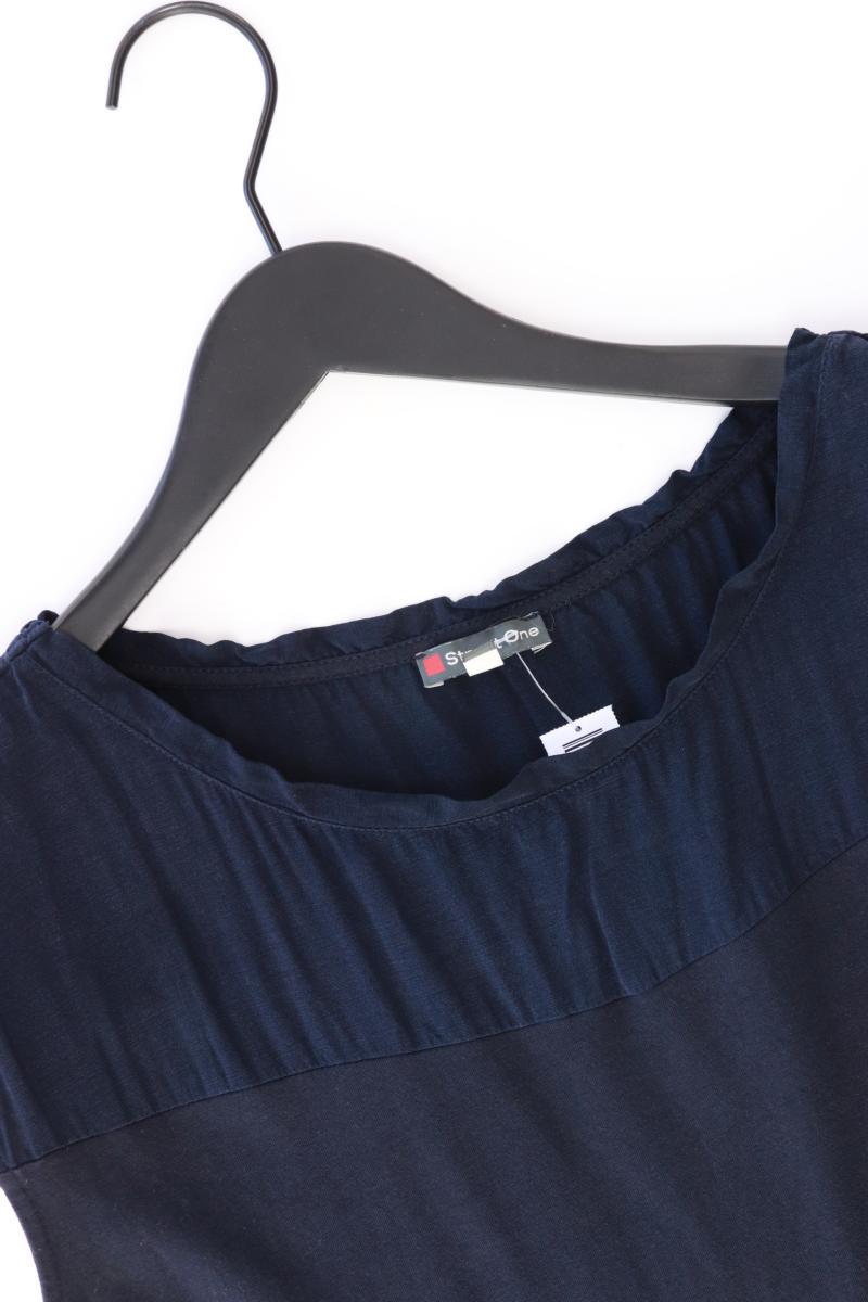 Street One T-Shirt Gr. 42 Kurzarm blau aus Baumwolle