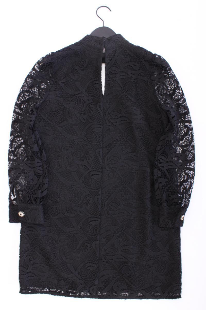 River Island Spitzenkleid Gr. 38 neuwertig Langarm schwarz aus Polyester