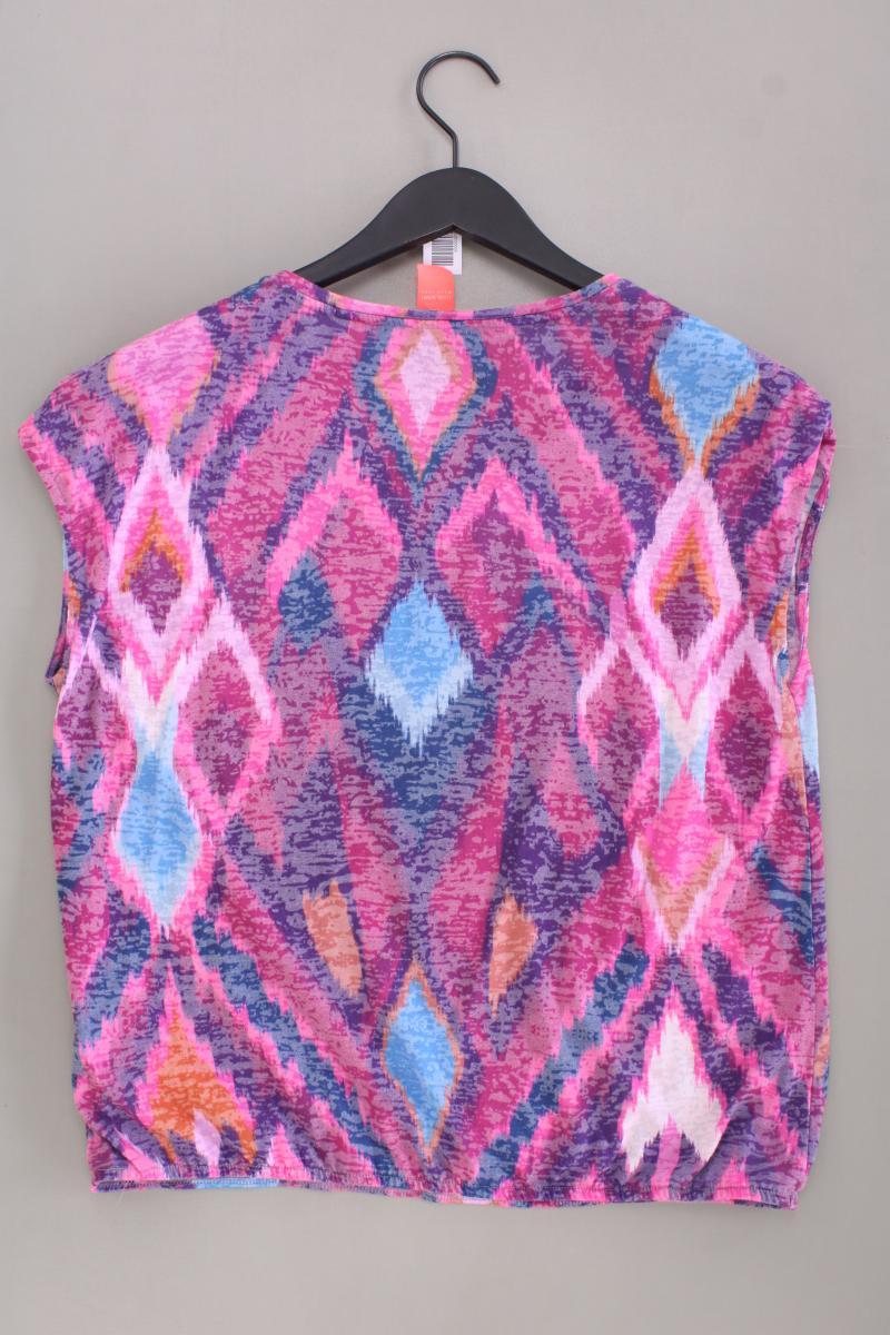 Street One Printshirt Gr. 40 Kurzarm mehrfarbig aus Viskose