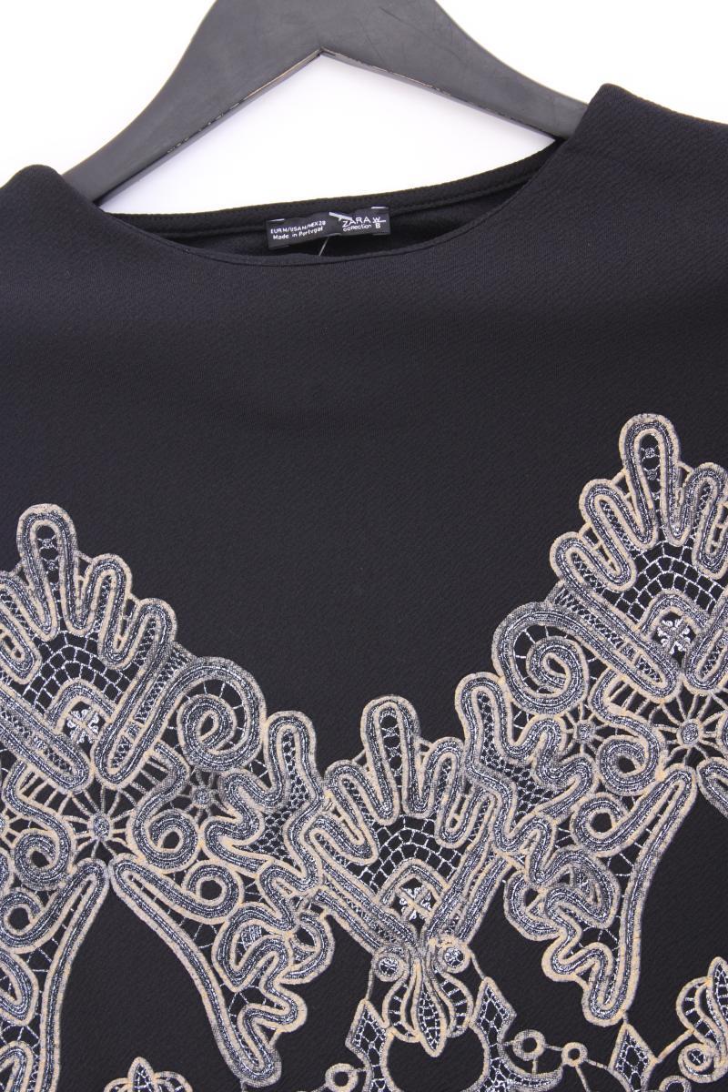Zara Kurzarmkleid Gr. M schwarz