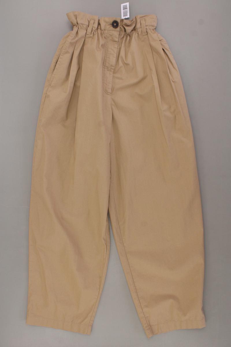 Marc O'Polo Paperbag Hose Gr. 32 braun aus Baumwolle