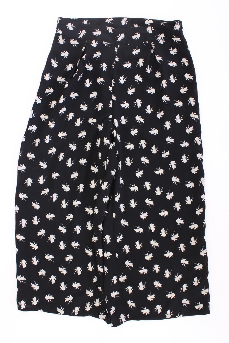 Vero Moda Stoffhose Gr. L mit Blumenmuster schwarz