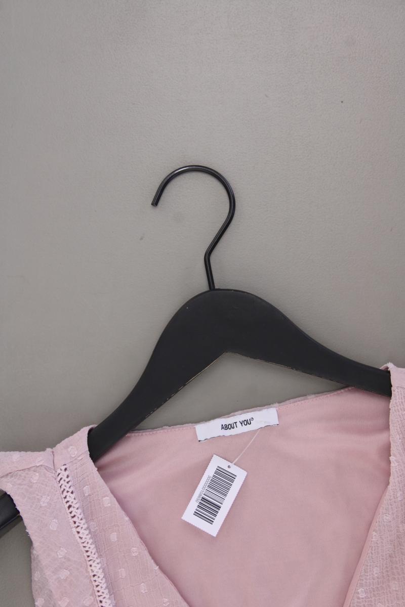 About You Chiffonbluse Gr. 36 Ärmellos rosa aus Polyester