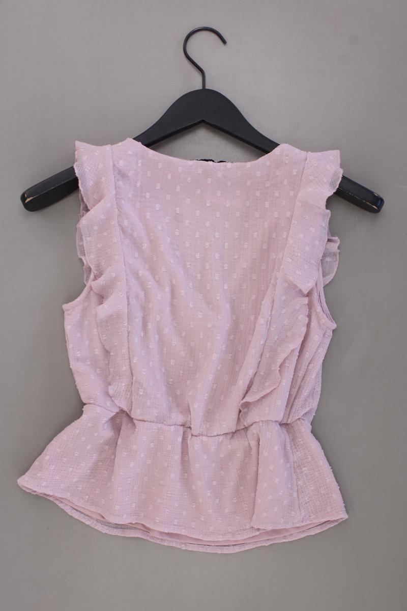 About You Chiffonbluse Gr. 36 Ärmellos rosa aus Polyester