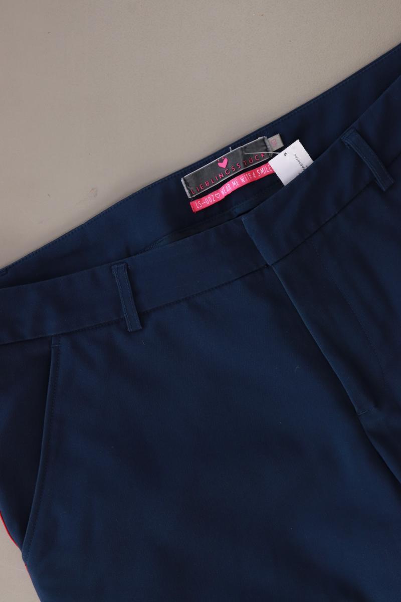 Lieblingsstück Stoffhose Gr. 40 blau aus Baumwolle