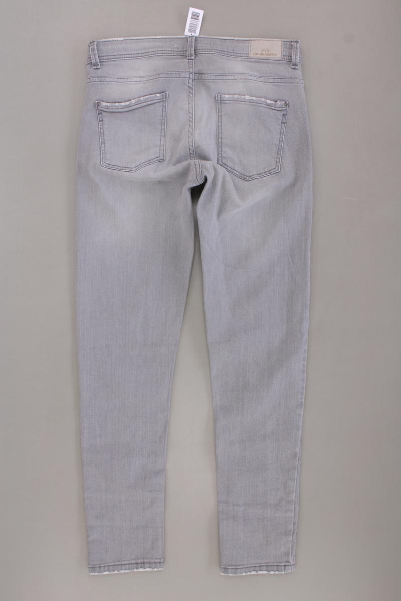 Zara Skinny Jeans Gr. 40 grau aus Baumwolle