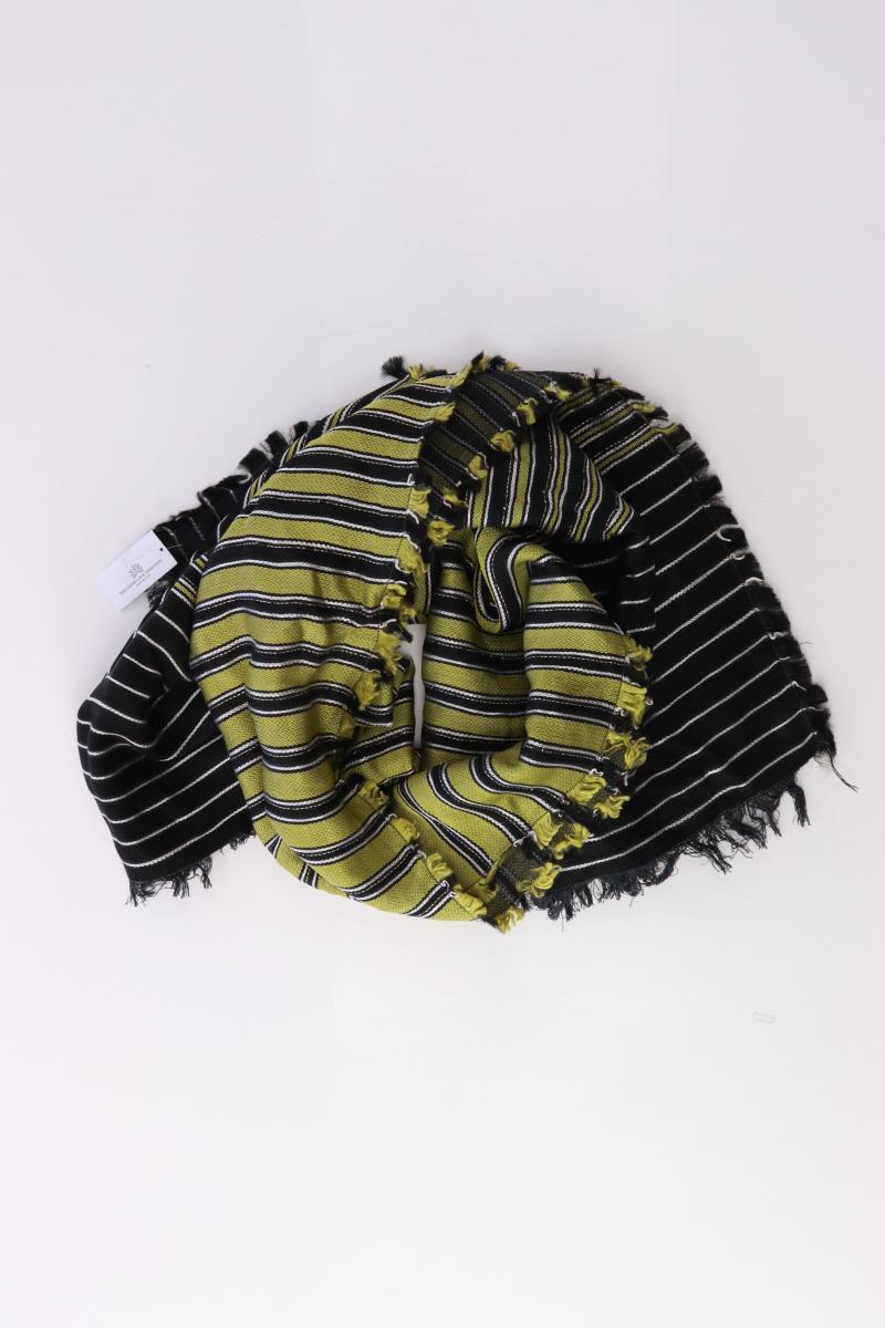 Tuch gestreift schwarz