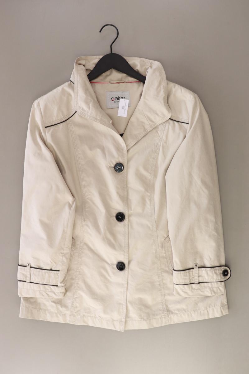 Gelco Übergangsjacke Gr. 42 creme aus Polyester