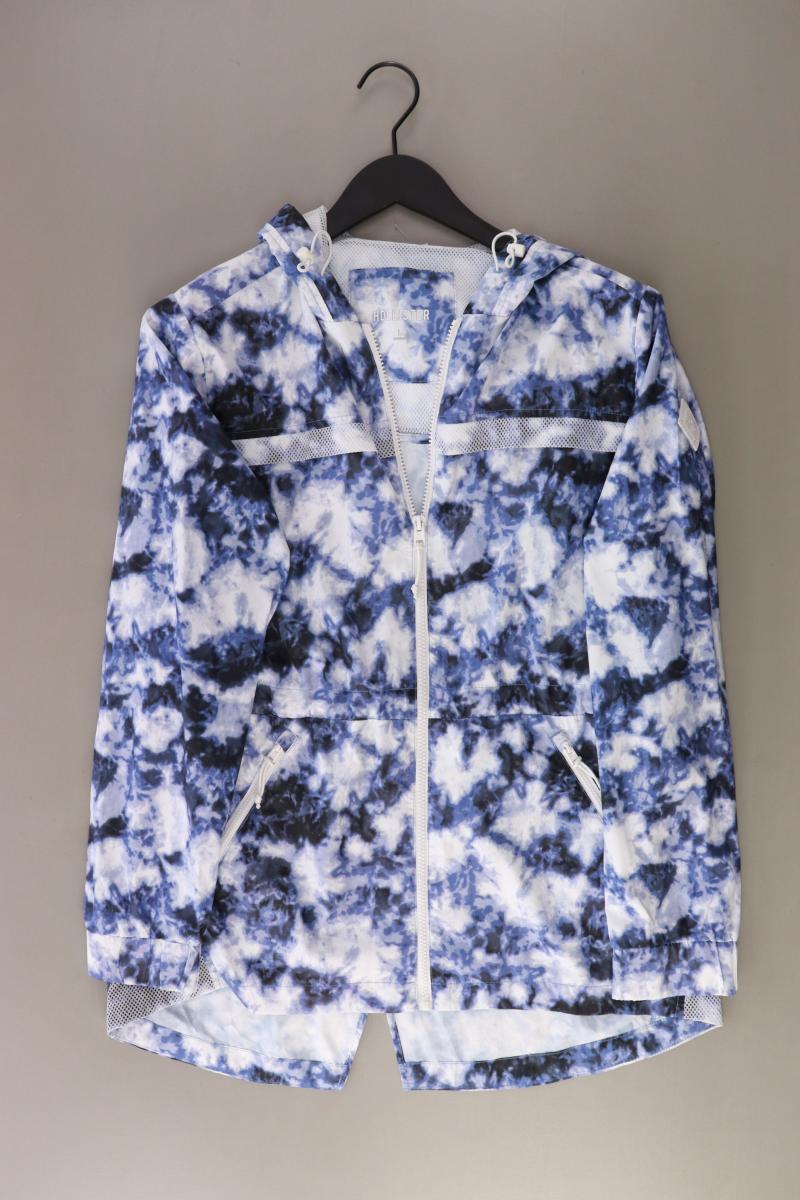 Hollister Kapuzenjacke Gr. L blau aus Polyester