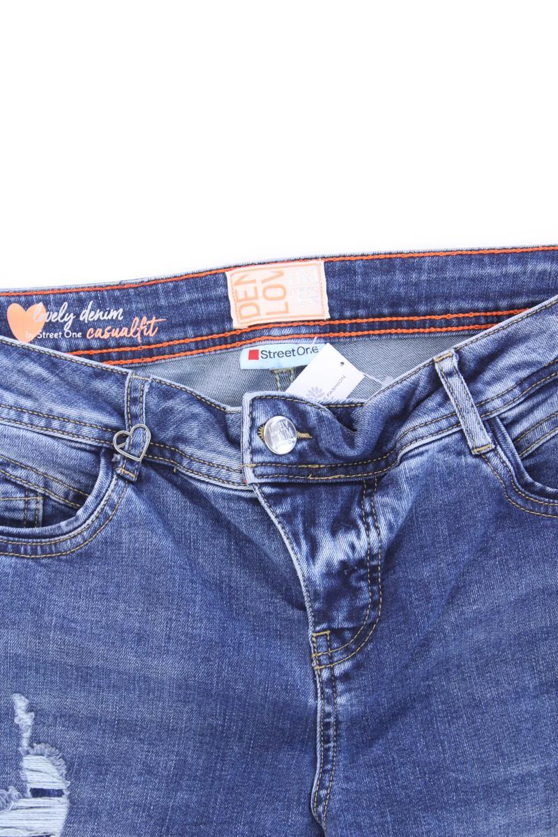 Street One Skinny Jeans Gr. W29/L28 blau aus Baumwolle